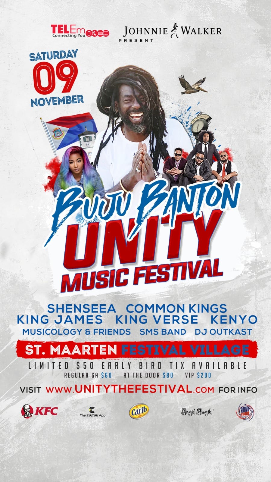 Unity Music Festival SXM BUJU BANTON Live in St.Maarten St Maarten