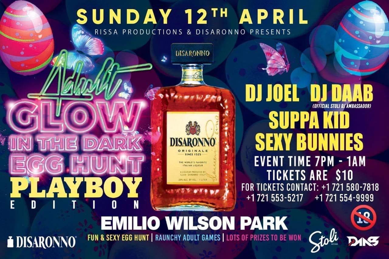 Adult Glow In The Dark Egg Hunt - Playboy Edition | St Maarten Events