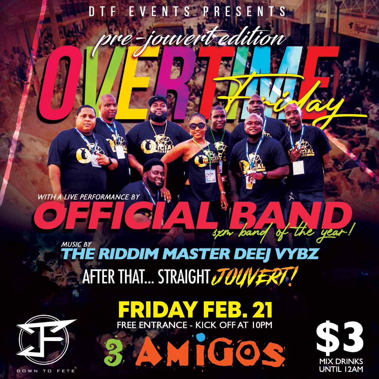 Overtime Friday ft. Official Band (Pre-Jouvert Edition) | St Maarten Events