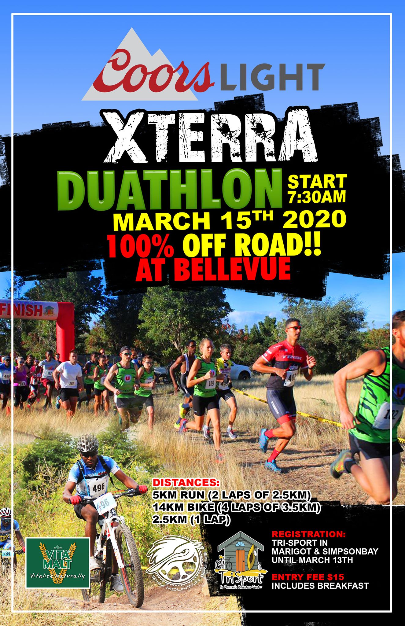 Coors Light Xterra Duathlon St Maarten Events