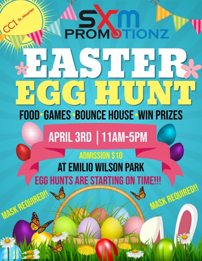 SXM Promotionz Easter Egg Hunt St Maarten Events